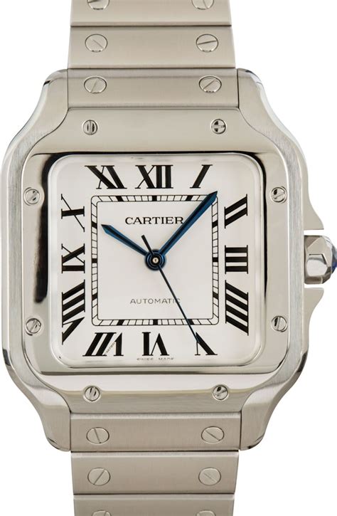 cartier santos medium blue|cartier santos medium wssa0029.